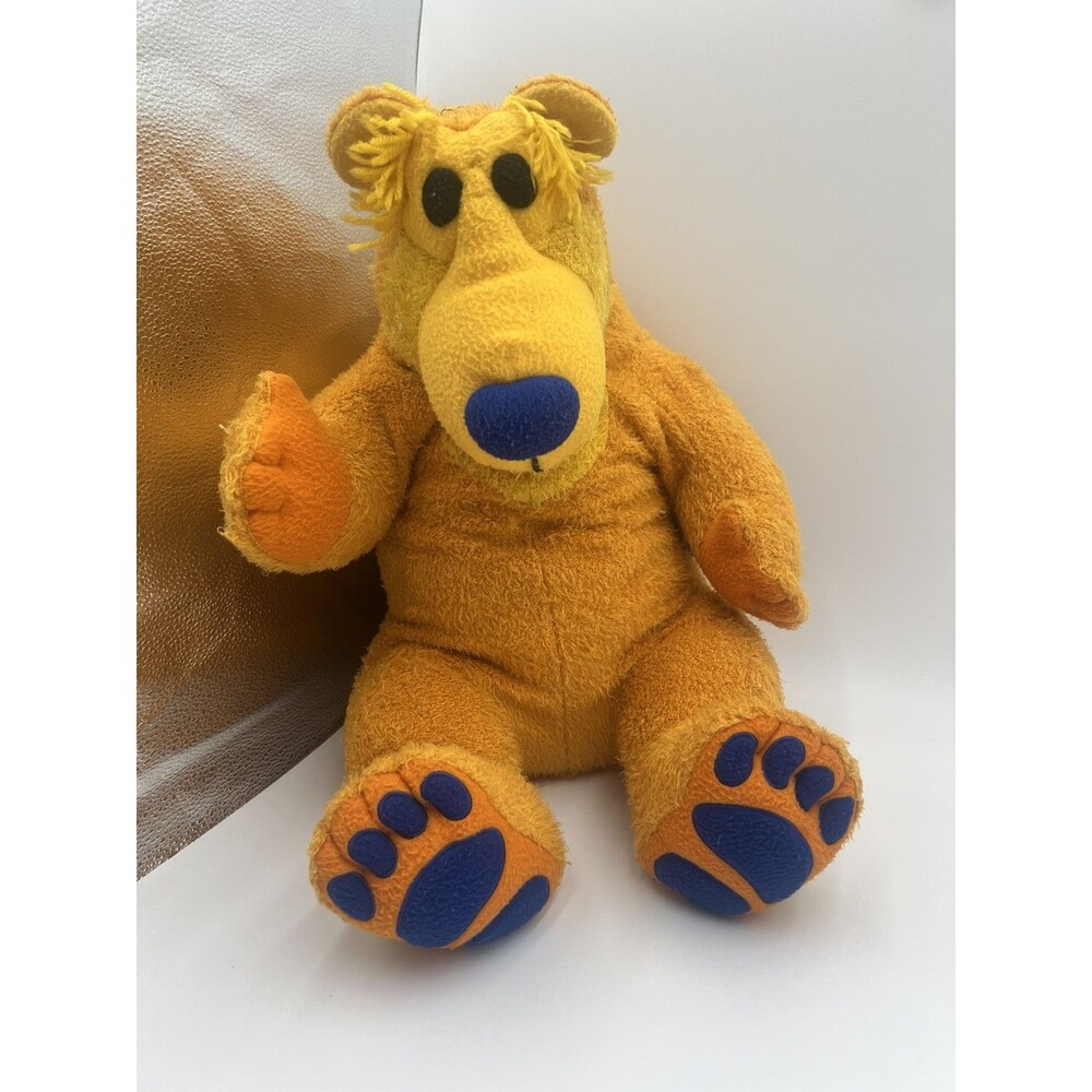 Vintage Bear in the Big Blue House Plush Jim Henson Stuffed Animal 1990s 24”